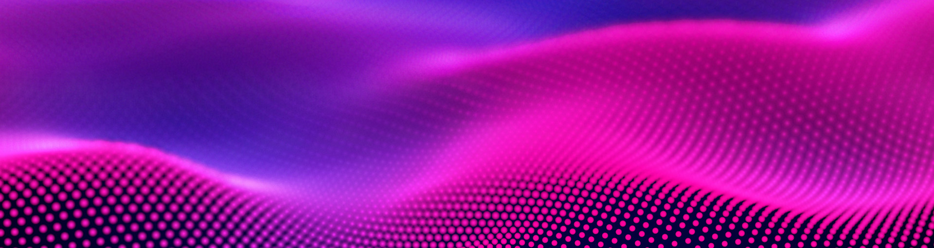 Sound Wave In Neon Pink And Blue