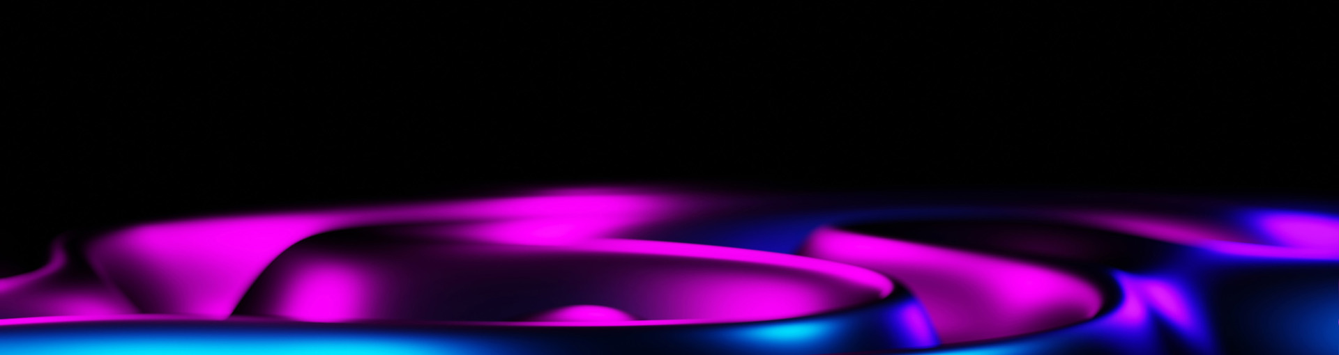Abstract smooth purple and blue swirls
