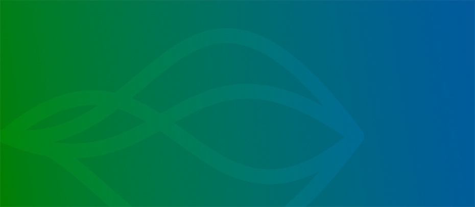 Stylised green banner image