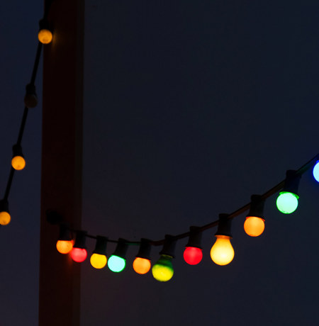 String Of Neon Lights