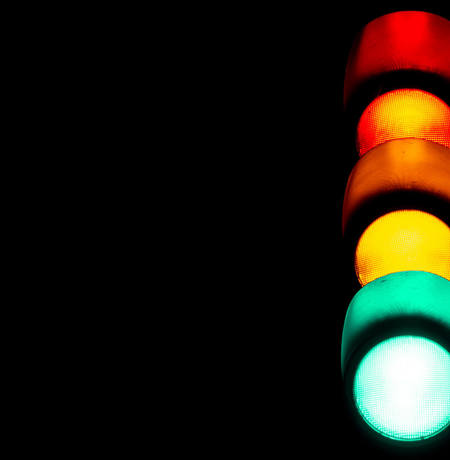 Set of traffic lights