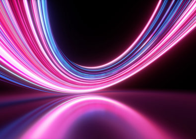 Purple and pink neon lighting