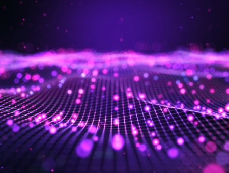 Neon Dots On Neon Netting