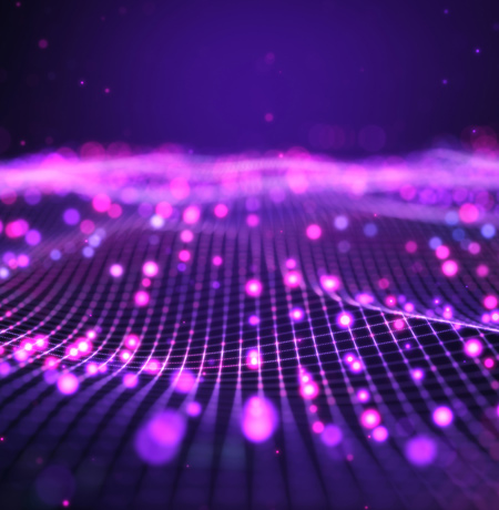 Neon Dots On Neon Netting