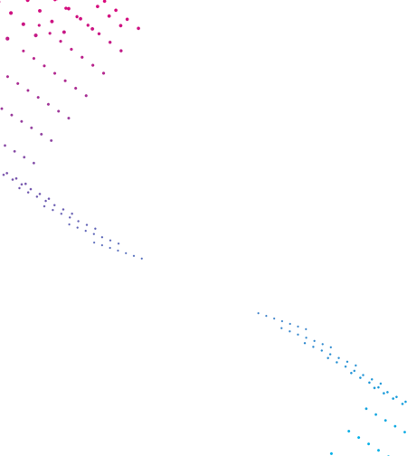 Mobile Dots Pink Blue