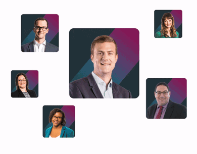 Defined Benefit team collage