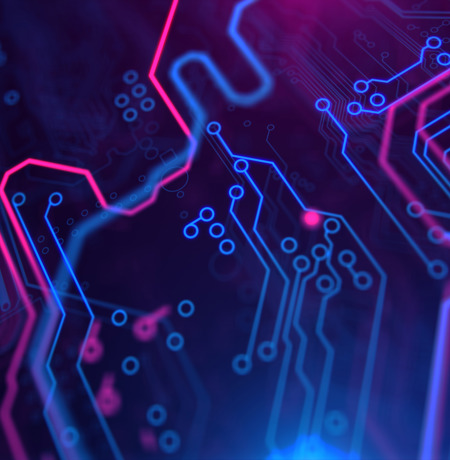 Neon image of circuits