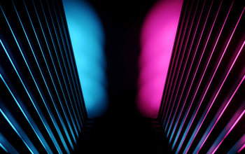 Pink and blue abstract lighting